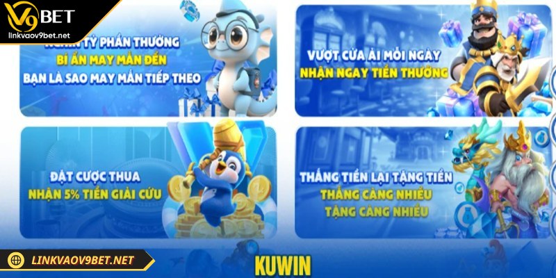 Kho game khủng khi trải nghiệm cược tại KUWIN